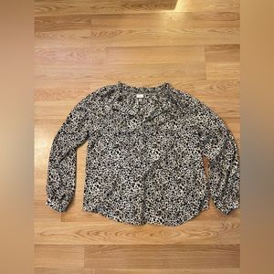 a new day printed blouse